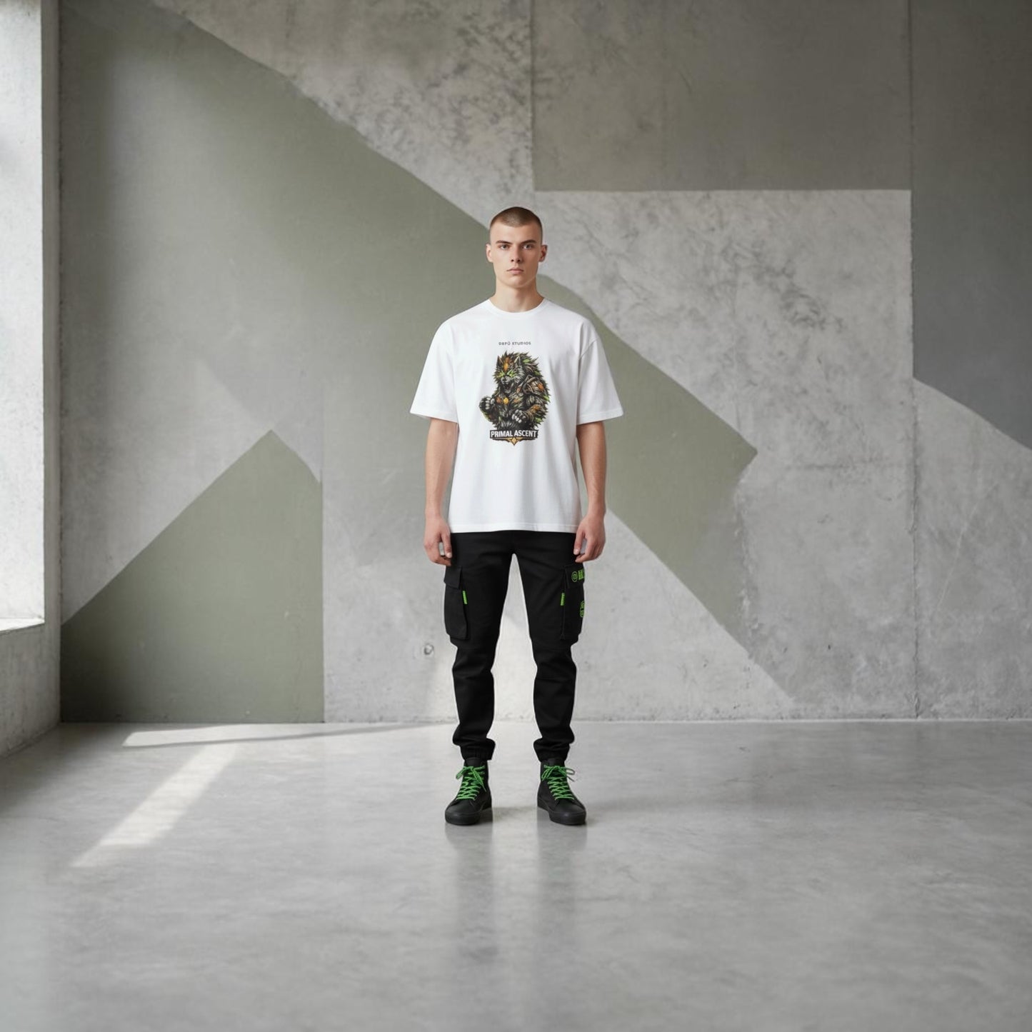 PRIMAL ASCENT — Alpha Evolution Tee (White Edition)