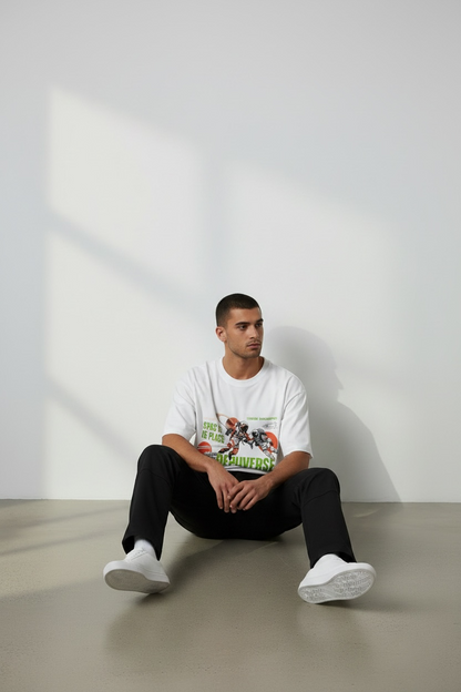DEPUVERSE — Space Is The Place Tee (White Edition)
