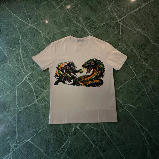 SERPENT WAR — Alpha vs Venom Tee (Sand Edition)