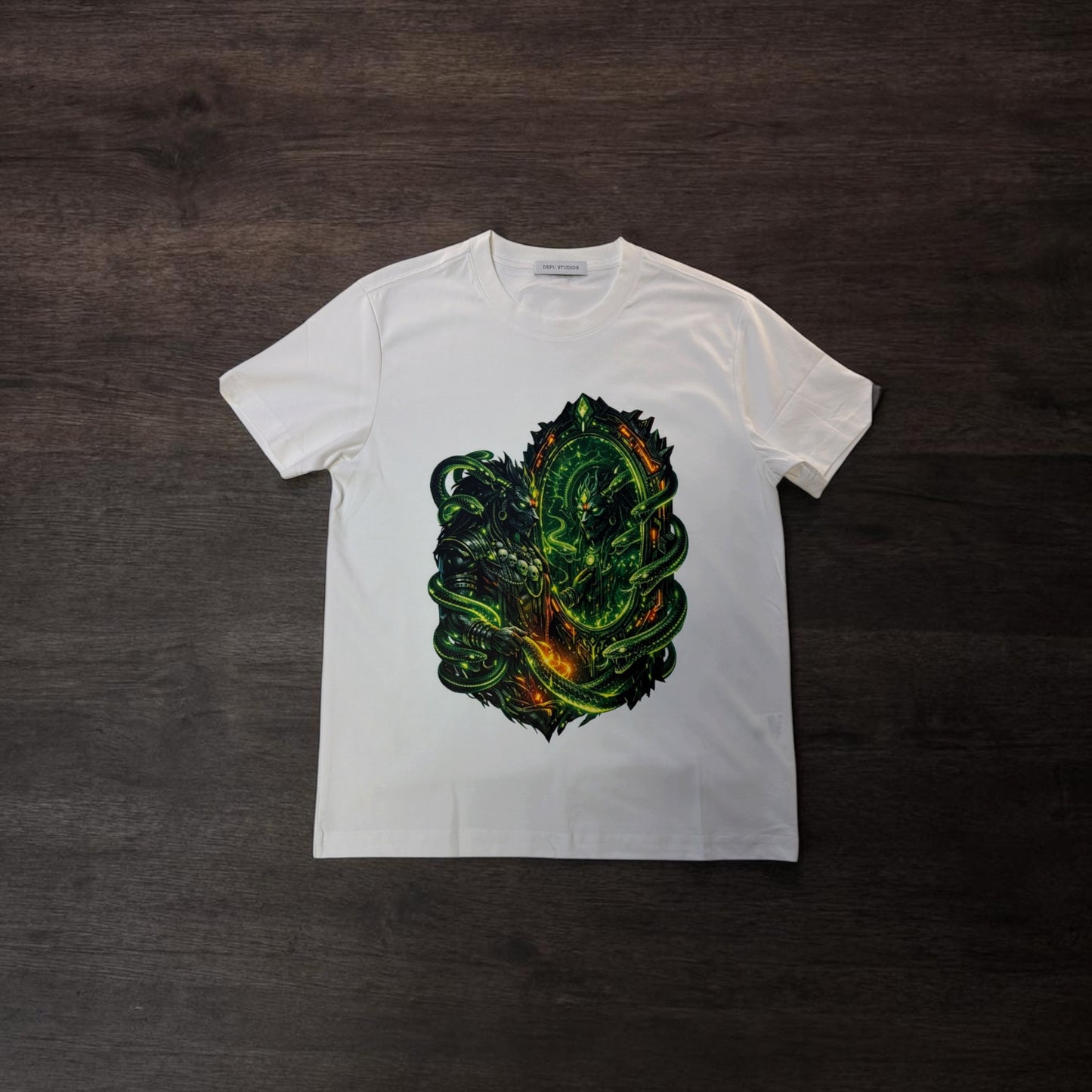 DEPÜ // SERPENT MIRROR TEE