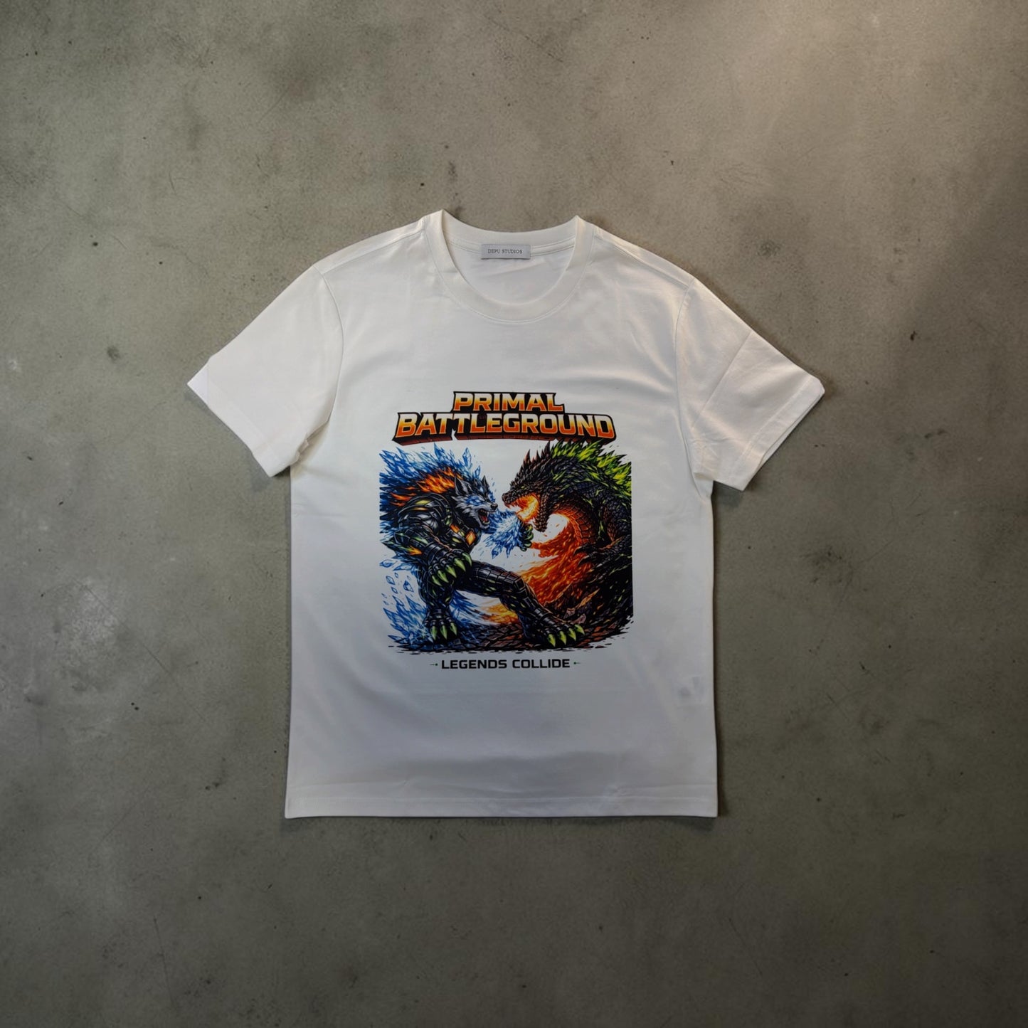 DEPÜ // PRIMAL BATTLEGROUND TEE